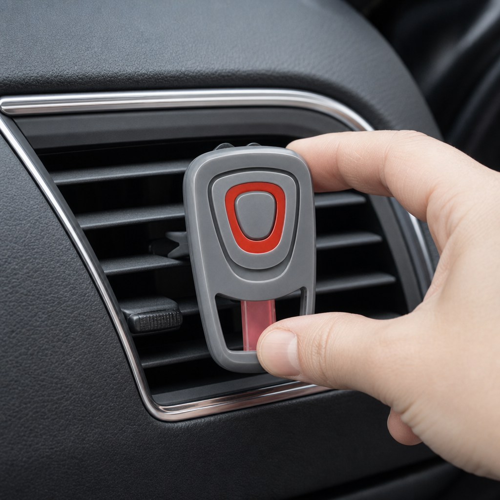 96 Pieces Car Vent Air Freshener Clip, Cherry Scent, Compact Dashboard Fragrance Accessory