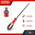 120 Pieces Metal Hand File with Plastic Handle, 30 cm, Red and Silver, 1 Piece