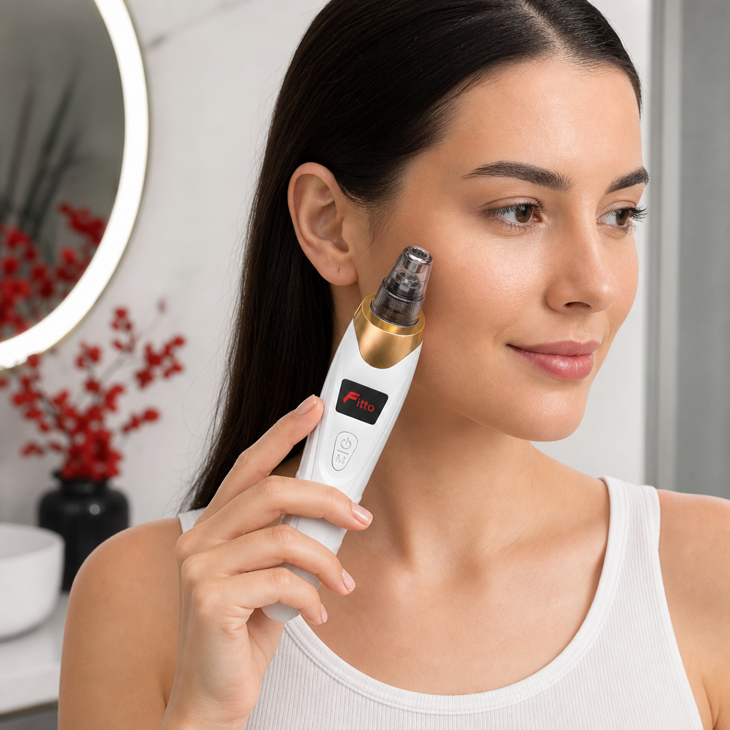 96 Pieces Facial Cleansing Tools, Multifunctional White and Gold Facial Cleaning Instrument, 1 Piece