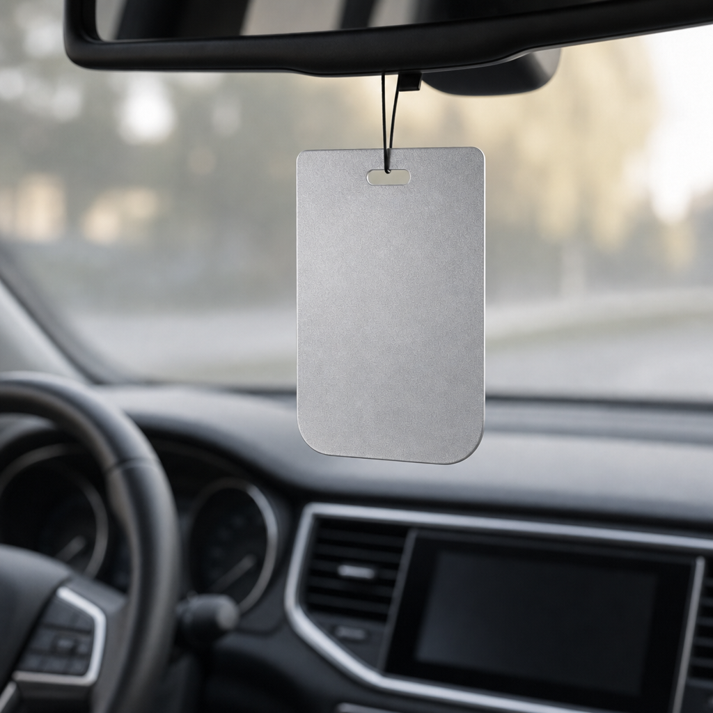 120 Pieces Car Air Fresheners Card, Silver, 1 Piece