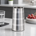 240 Pieces Stainless Steel Drinking Tumbler, Silver, 18 cm