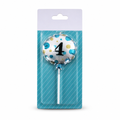 240 Pieces Birthday Number 4 Cake Candle, 5 cm, Blue