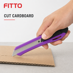 144 Pieces Snap-Off Utility Knives Cutter, 16 cm, Purple and Black, 1 Piece