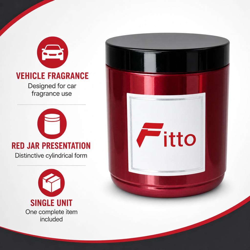72 Pieces Car Air Fresheners, Red Fragrance Jar, Single Unit