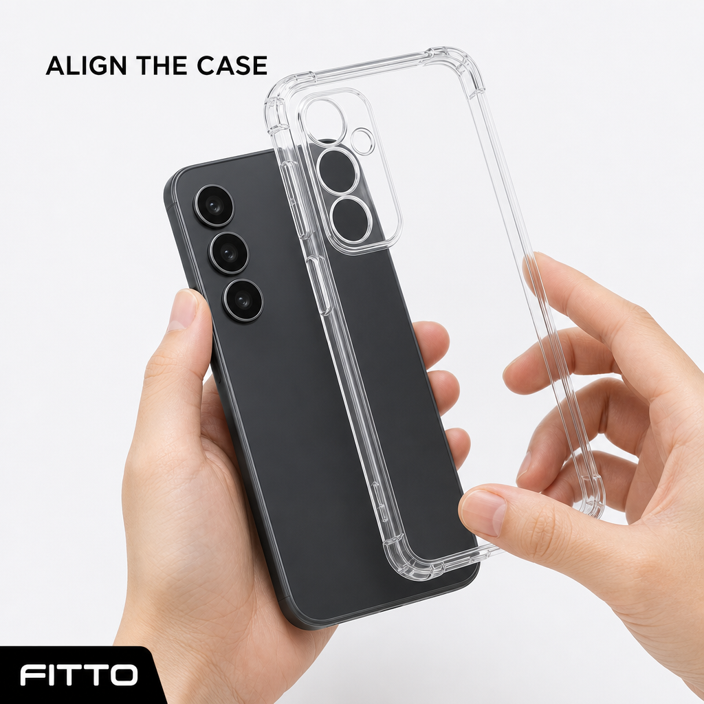 240 Pieces Clear Protective Phone Cases with Reinforced Corners for Large Smartphones