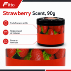 120 Pieces Car & Home Air Freshener, Strawberry Scent, 90g