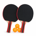 72 Pieces Table Tennis Racket Set with Balls, 1 Set for Recreational Indoor and Outdoor Play