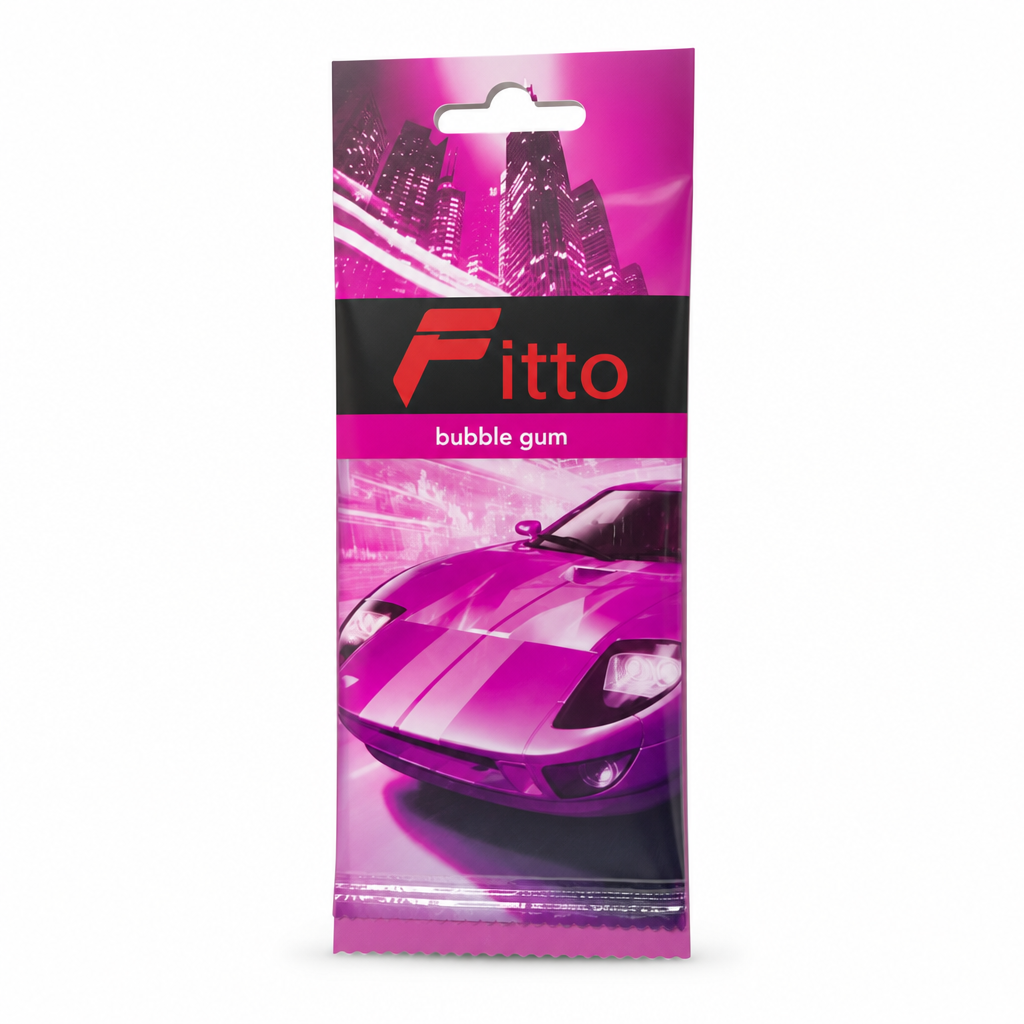 144 Pieces Car Air Fresheners Hanging Bubble Gum Scent, Single Pack