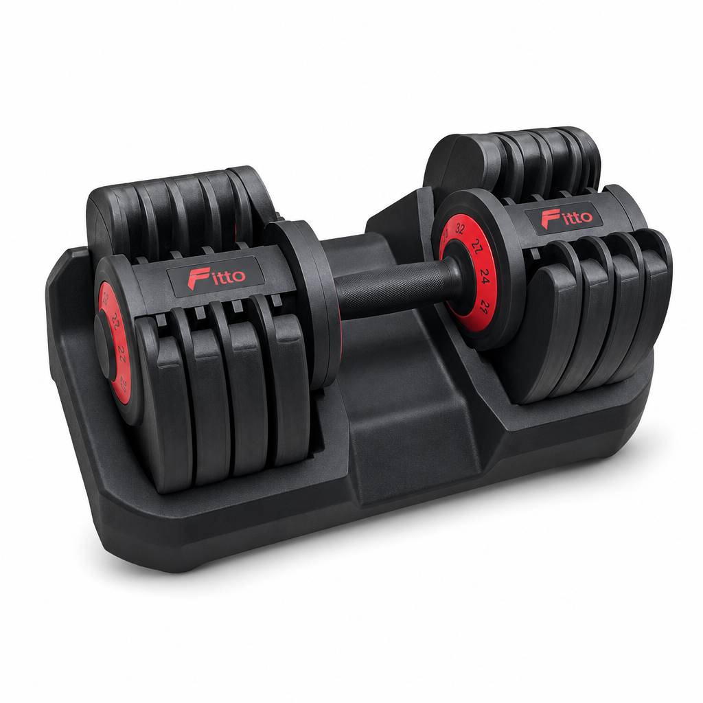 48 Pieces Adjustable Dumbbells for Home Strength Training, 20 kg