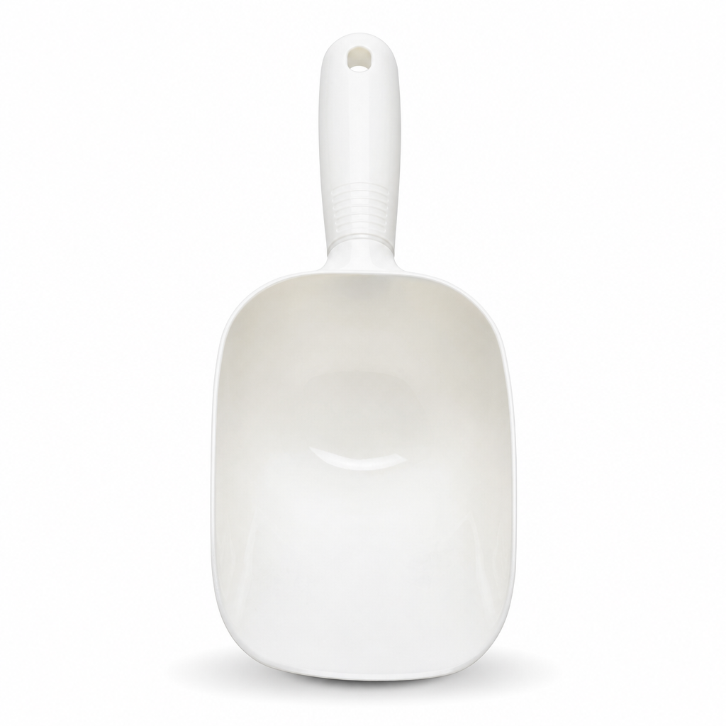 120 Pieces White Plastic Kitchen Rice Scoop, 1 Piece, 22 cm