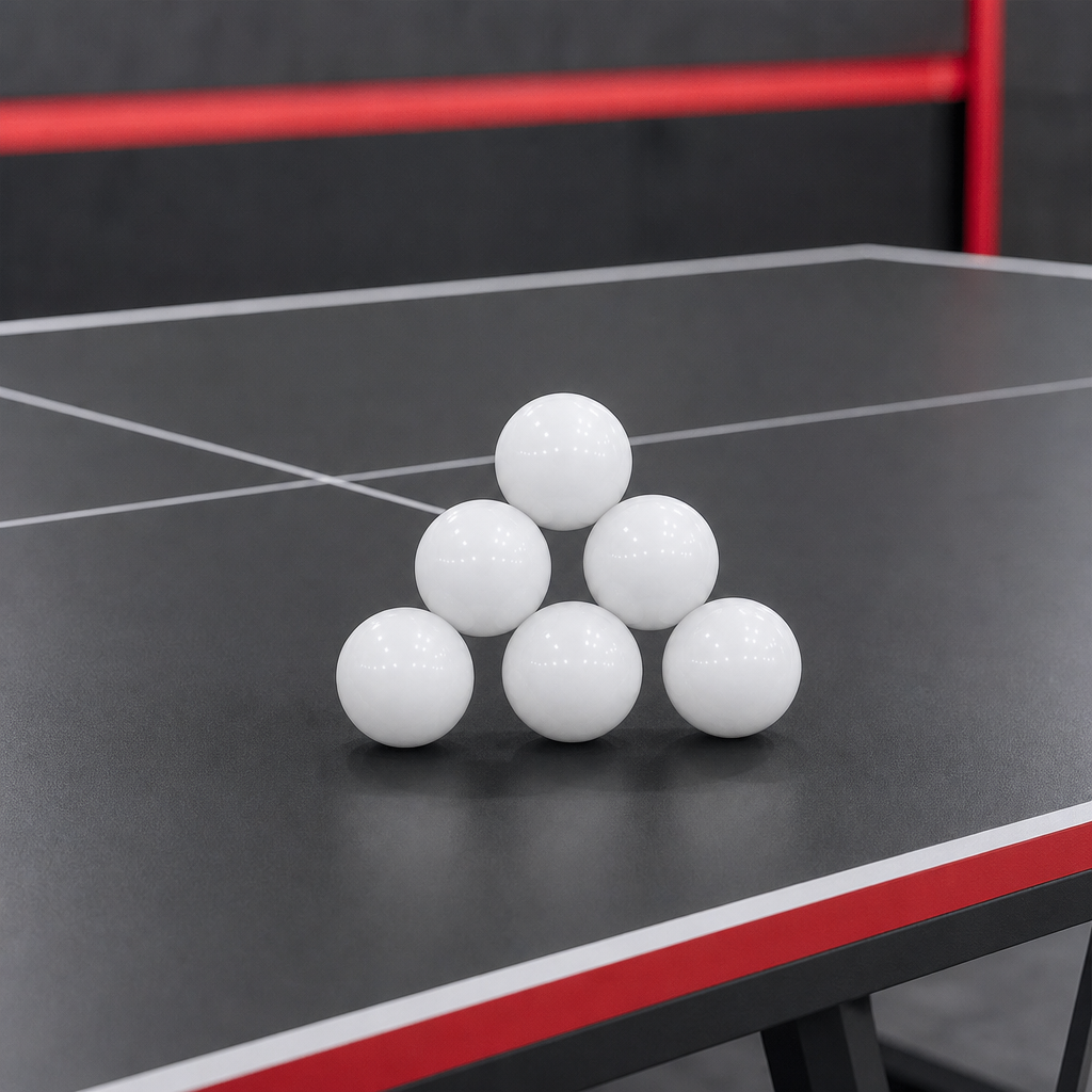 144 Pieces Table Tennis Balls, White, 6-Piece Pack for Practice and Recreational Games