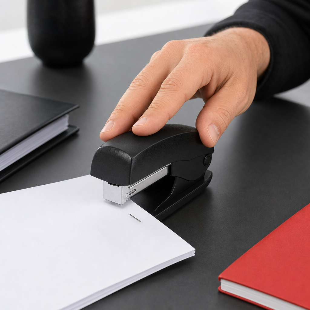 96 Pieces Black Heavy-Duty Staplers, 50 mm, 25-Sheet Capacity, for 24/6 and 26/6 Staples, 1 Piece