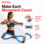 96 Pieces Resistance Bands with Foam Handles, Large Blue