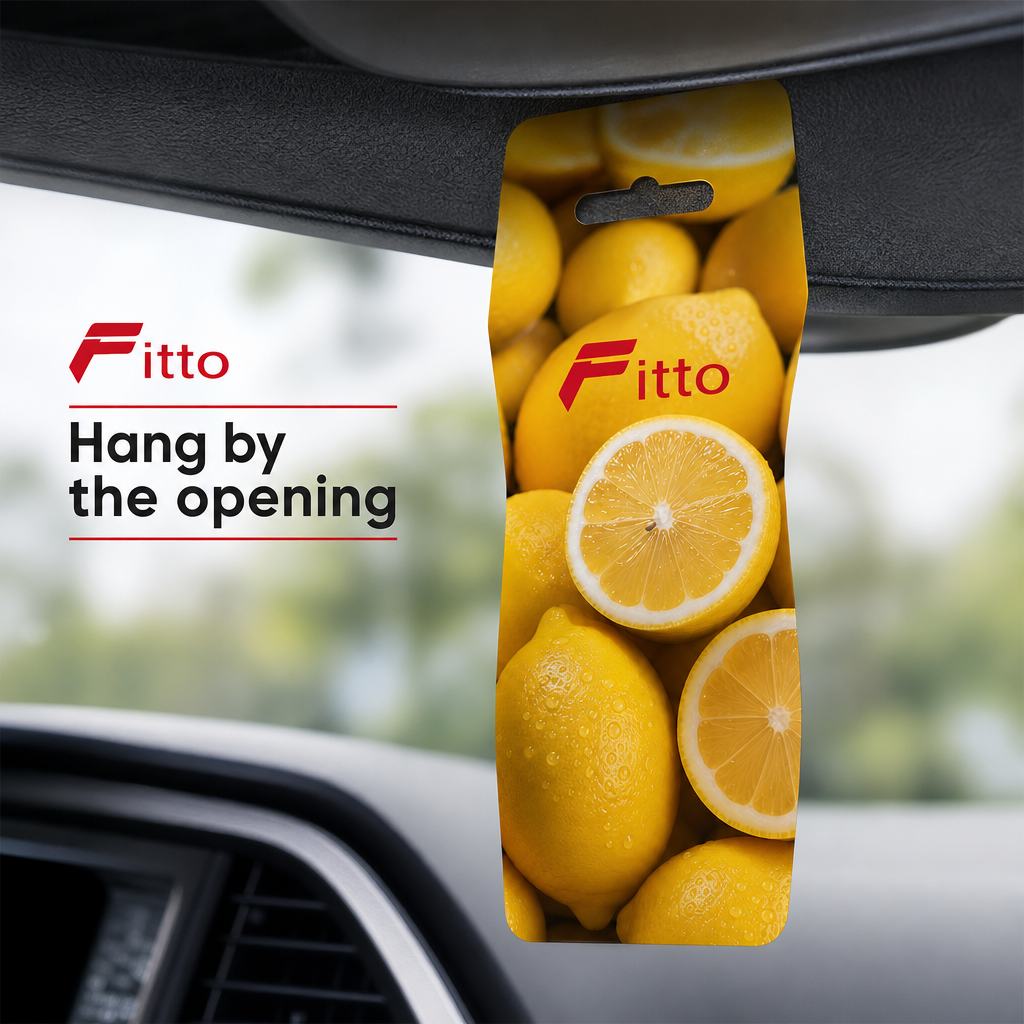 240 Pieces Hanging Card Air Freshener, Lemon Scent, Yellow, 1 Piece