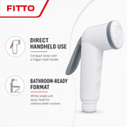 120 Pieces Handheld Bidet Spray Heads, White, Single Unit