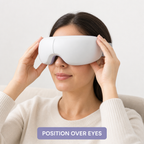 48 Pieces Heated Eye Massagers with Heat Function, White, 1 Piece