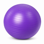 96 Pieces Exercise Ball for Fitness and Yoga, Purple PVC Stability Ball, 65cm, 2mm Thickness, 330 lb Capacity
