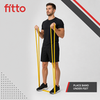 96 Pieces Resistance Bands for Exercise and Fitness, Light Strength 35–70 lb, 2080 x 4.5 x 21 mm