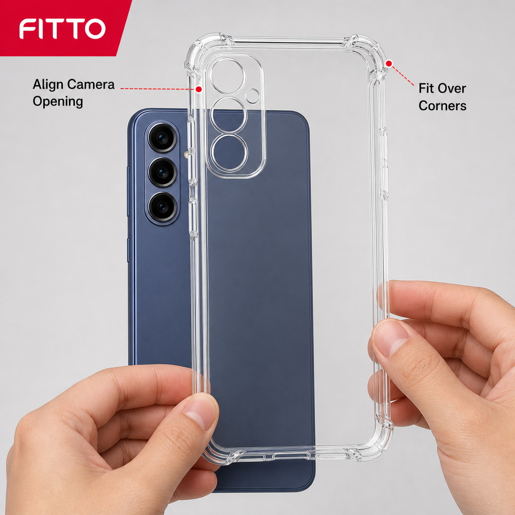 240 Pieces Clear Protective Phone Cases with Reinforced Corners for A16 4G