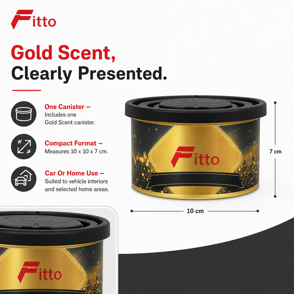 96 Pieces Car & Home Air Freshener, Gold Scent, Single Canister