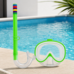 96 Pieces Swimming Mask and Snorkel Set, Green, 1 Set