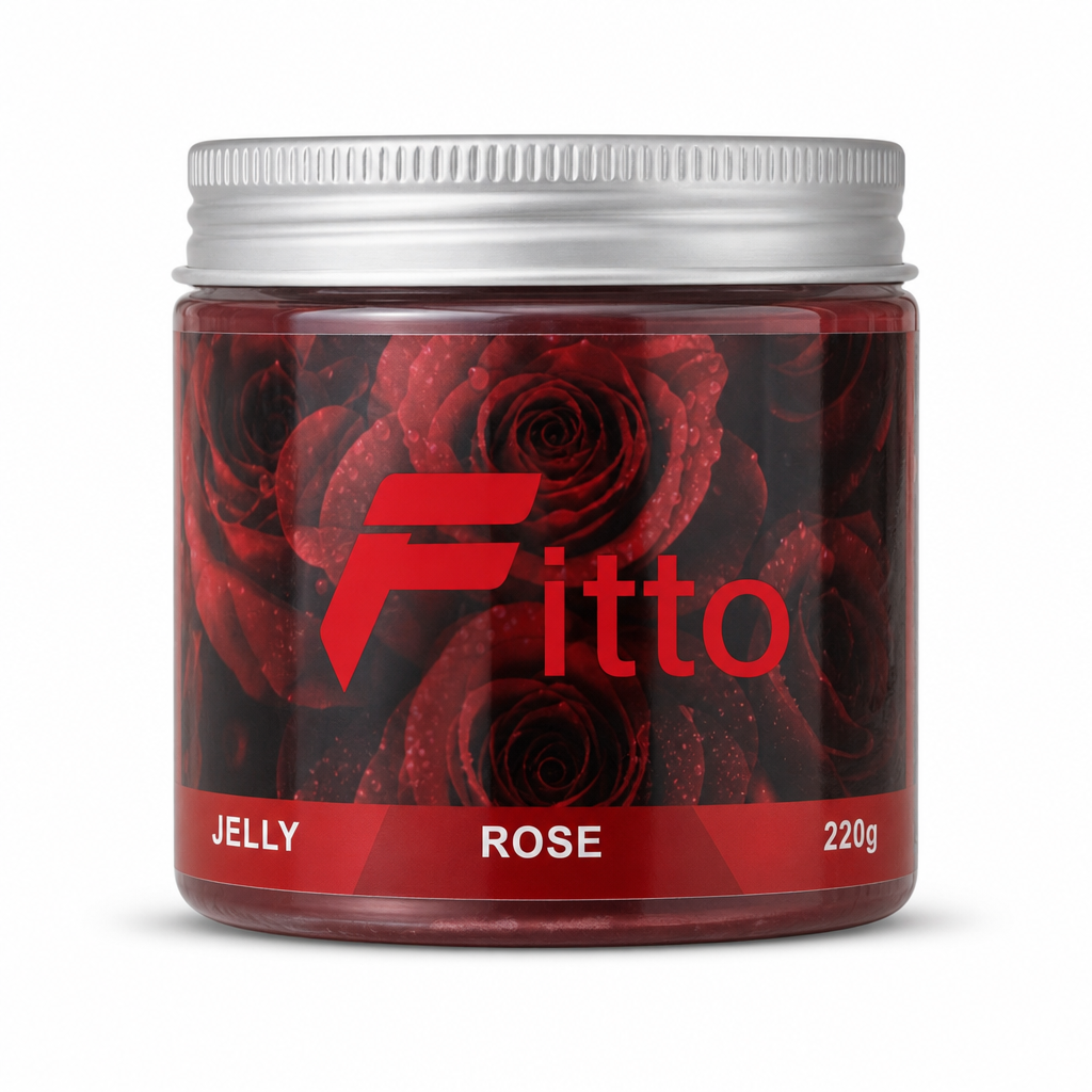 120 Pieces Car Air Fresheners Jelly, Rose Scent, 220g Single Jar