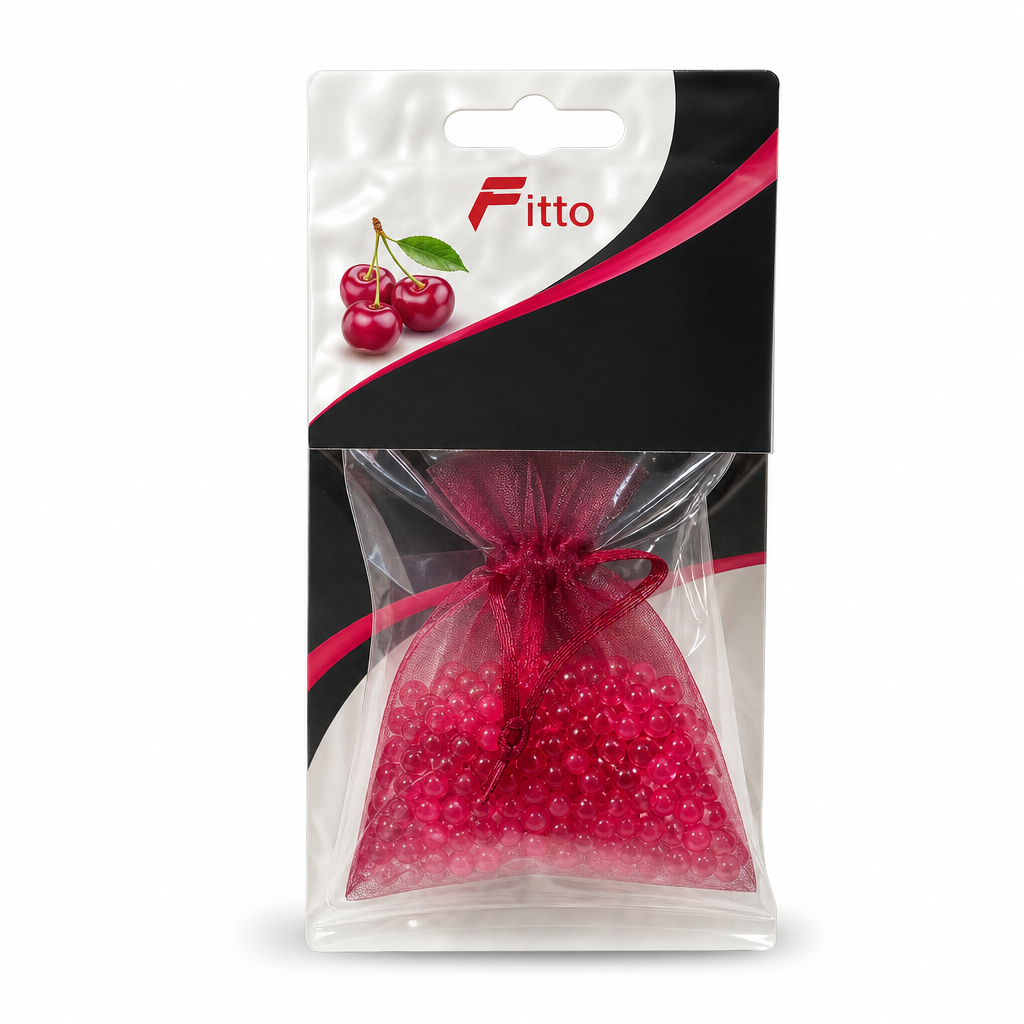 96 Pieces Car Air Fresheners Fresh Bag, Cherry Scent, Perfumed Granules, 100 g