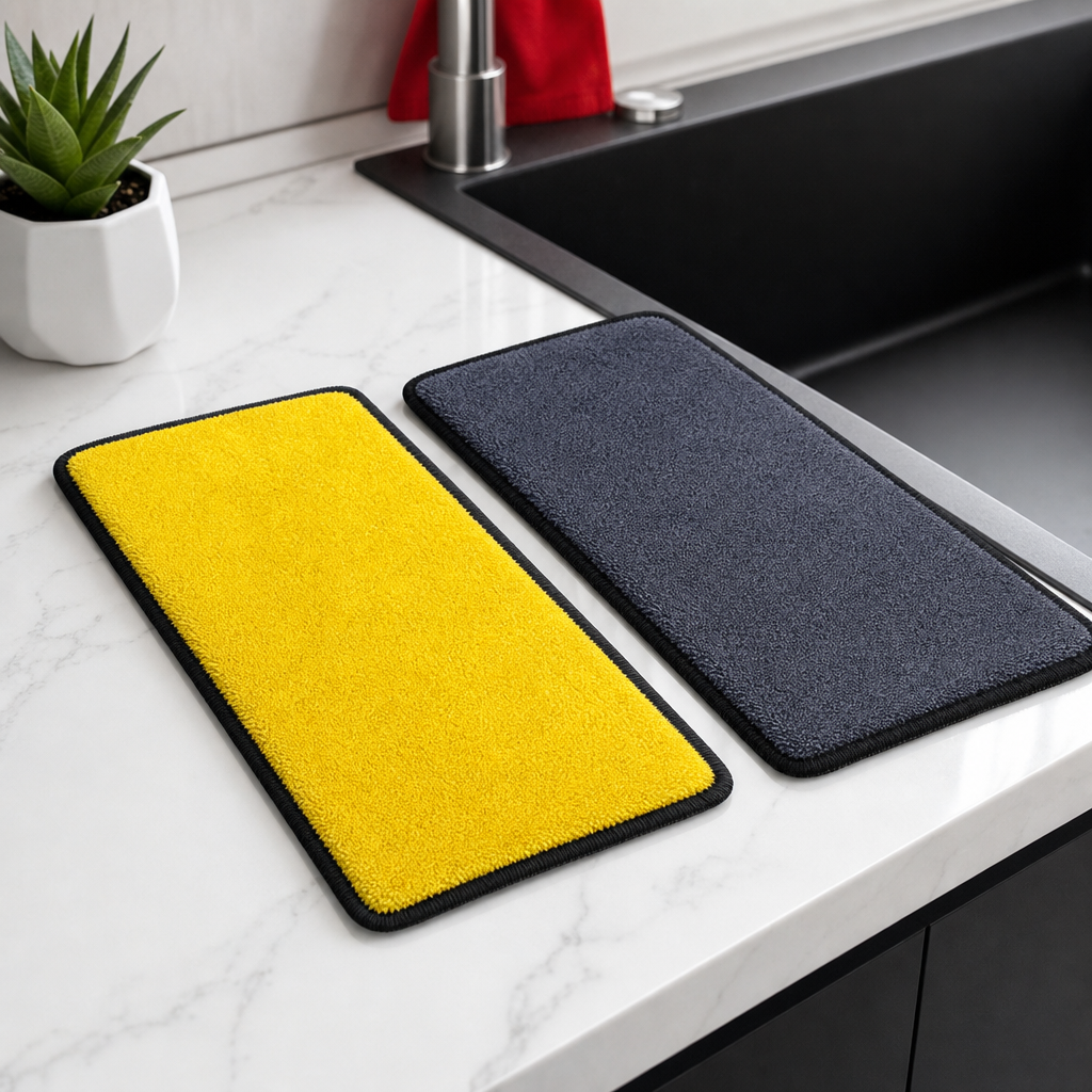 96 Pieces Microfibre Multi-Purpose Towels, Yellow and Grey, 35 x 20 cm, 2-Pack
