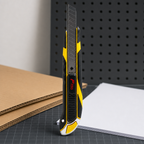 96 Pieces Utility Cutter, 9 mm Dual-System Design, Black and Yellow, 1 Piece