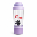 96 Pieces 500ml Shaker Bottle with Mixer, Lavender