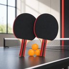 72 Pieces Table Tennis Racket Set with Balls, 1 Set for Recreational Indoor and Outdoor Play