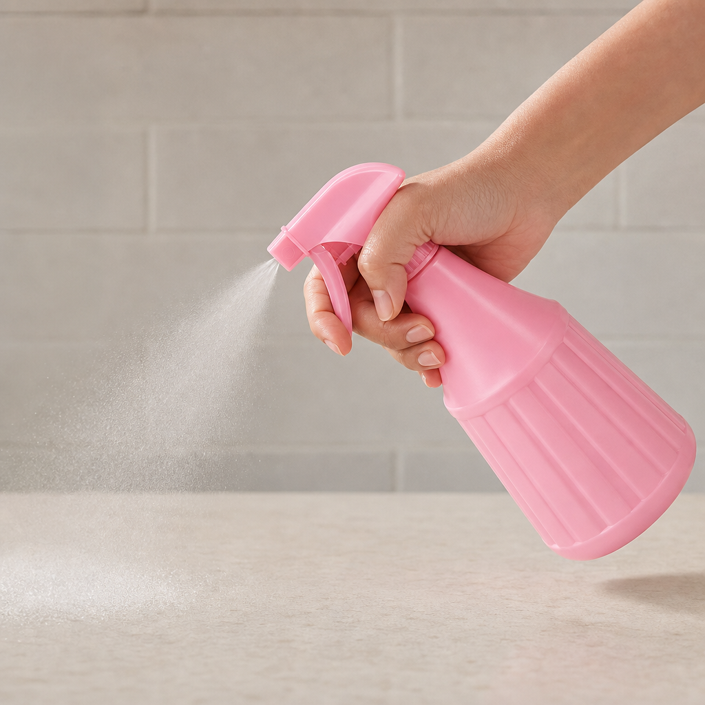 240 Pieces Plastic Spray Bottle with Trigger Nozzle, Pink, 24 cm