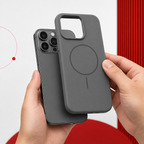 120 Pieces Silicone Magnetic Phone Cases with Raised Camera Protection for iPhone 13 Pro Max, Gray