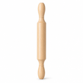 120 Pieces Wooden Rolling Pins, 39 x 4.5 cm, Single Baking Tool with Integrated Handles