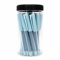 96 Pieces Ballpoint Pens, Light Blue Body, 20 Pack