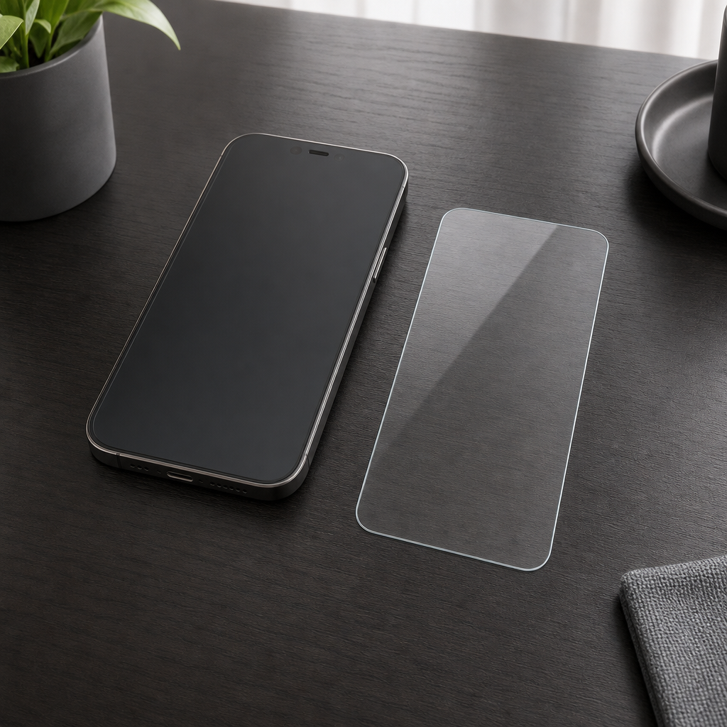 96 Pieces 5D Tempered Glass Screen Protectors with ESD Anti-Static Design, 1 Pack