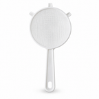 72 Pieces Plastic Mesh Kitchen Strainers with Handle, White, 30 x 18 x 5 cm