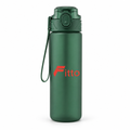 96 Pieces Sports Water Bottles with Carry Strap, 800 ml, Green