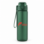 96 Pieces Sports Water Bottles with Carry Strap, 800 ml, Green