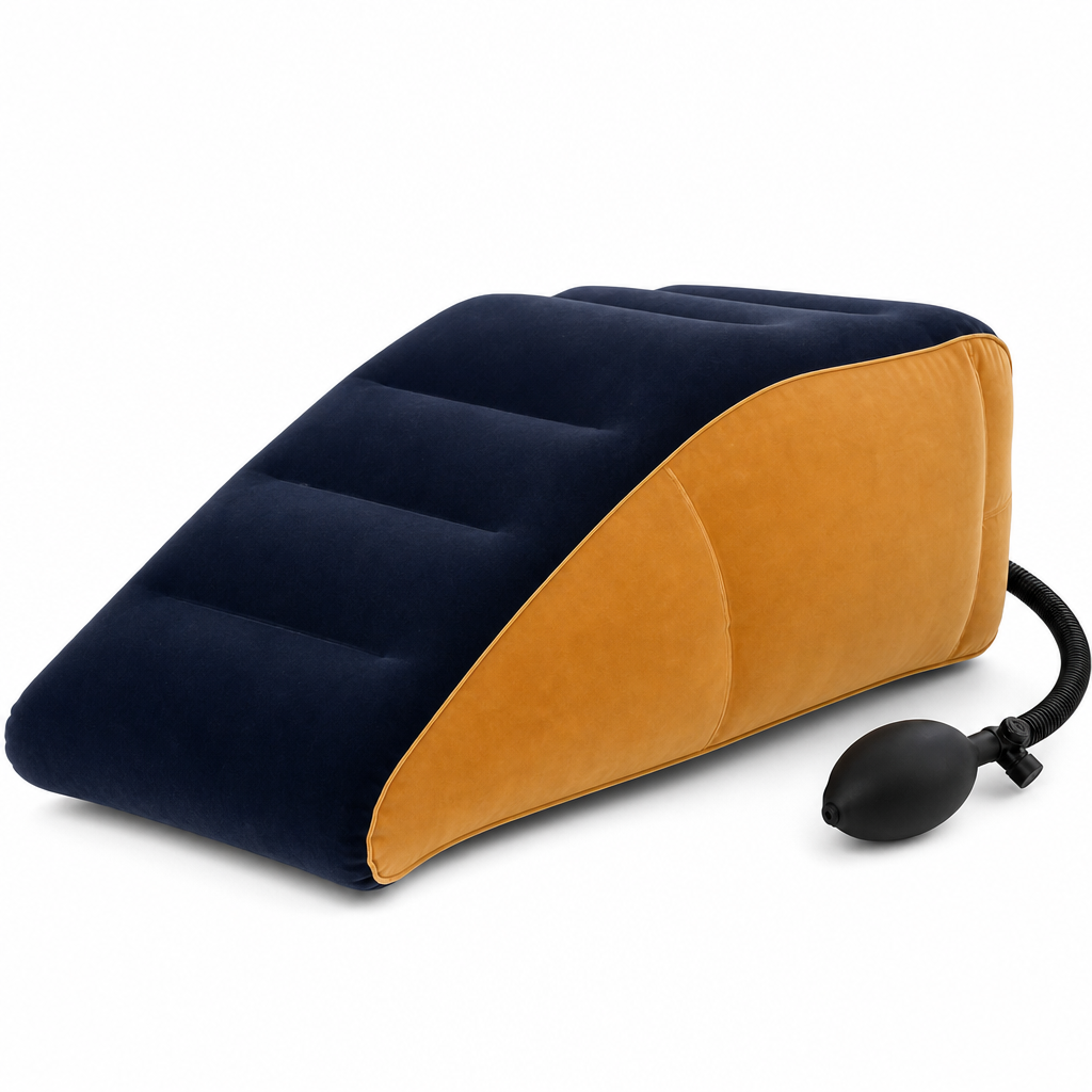 60 Pieces Leg Elevation Ramp Pillow, Inflatable Wedge Support for Resting, 40 x 30 x 18 cm