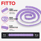 240 Pieces Purple Solid Colour Paper Garland, 4 m x 16 cm, 1 Piece