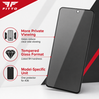 144 Pieces Privacy Tempered Glass Screen Protectors for A36, 9H Hardness, Single Unit