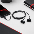 240 Pieces Wired Earphoneses, 3.5 mm Stereo In-Ear Headphones, Black, Single Unit