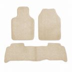 48 Pieces Thick Carpet Universal SUV Floor Mat Set, Beige, 3-Piece