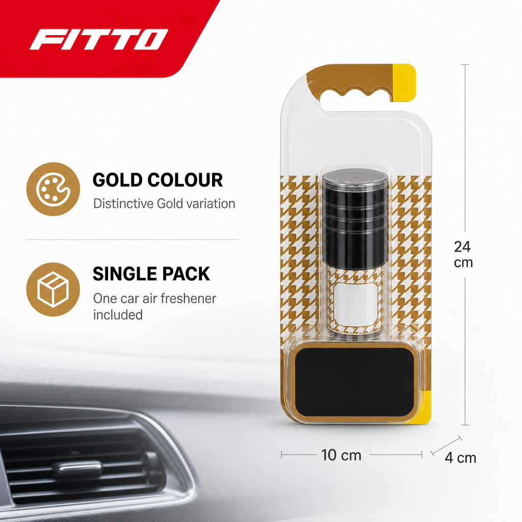 96 Pieces Car Air Fresheners, Gold, Single Pack