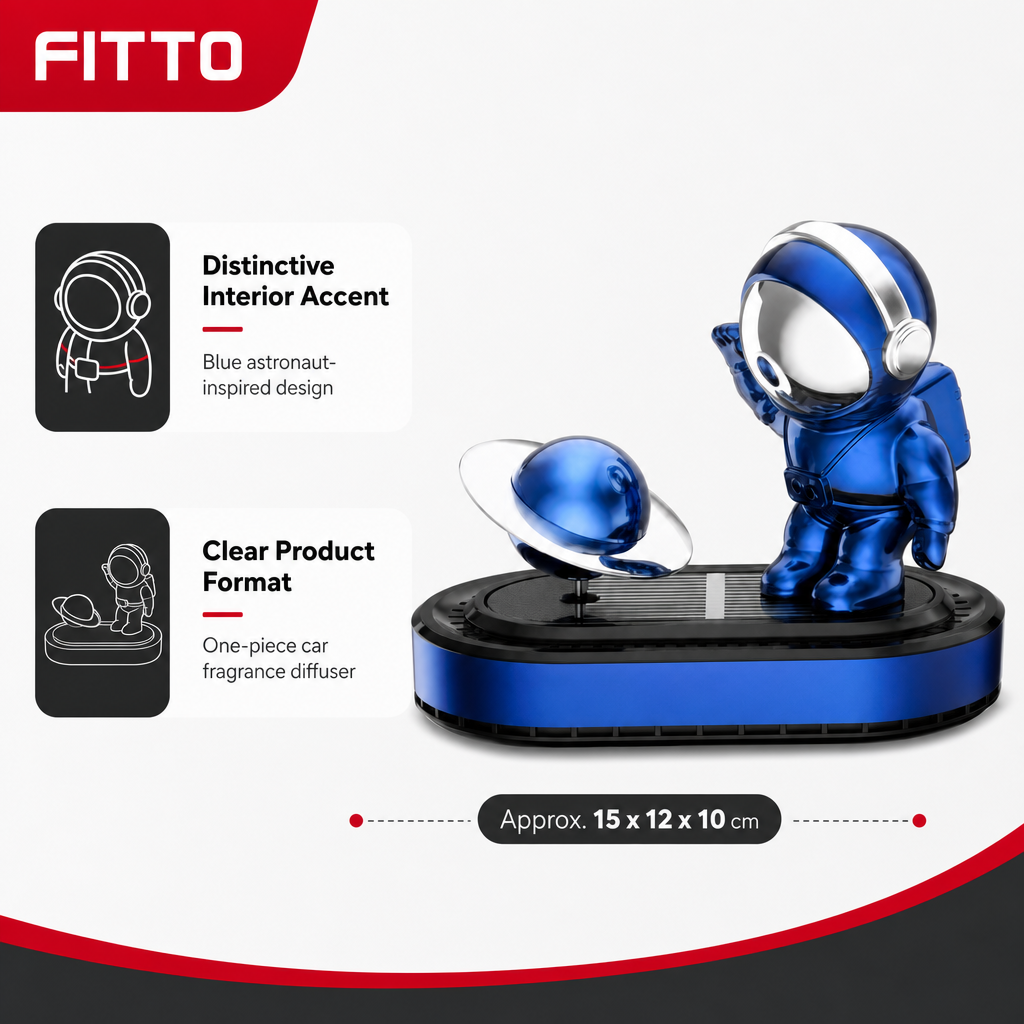 96 Pieces Blue Astronaut Solar Car Fragrance Diffuser, 1 Piece