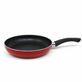 72 Pieces Red 20 cm Aluminium Non-Stick Frying Pan with Black Handle