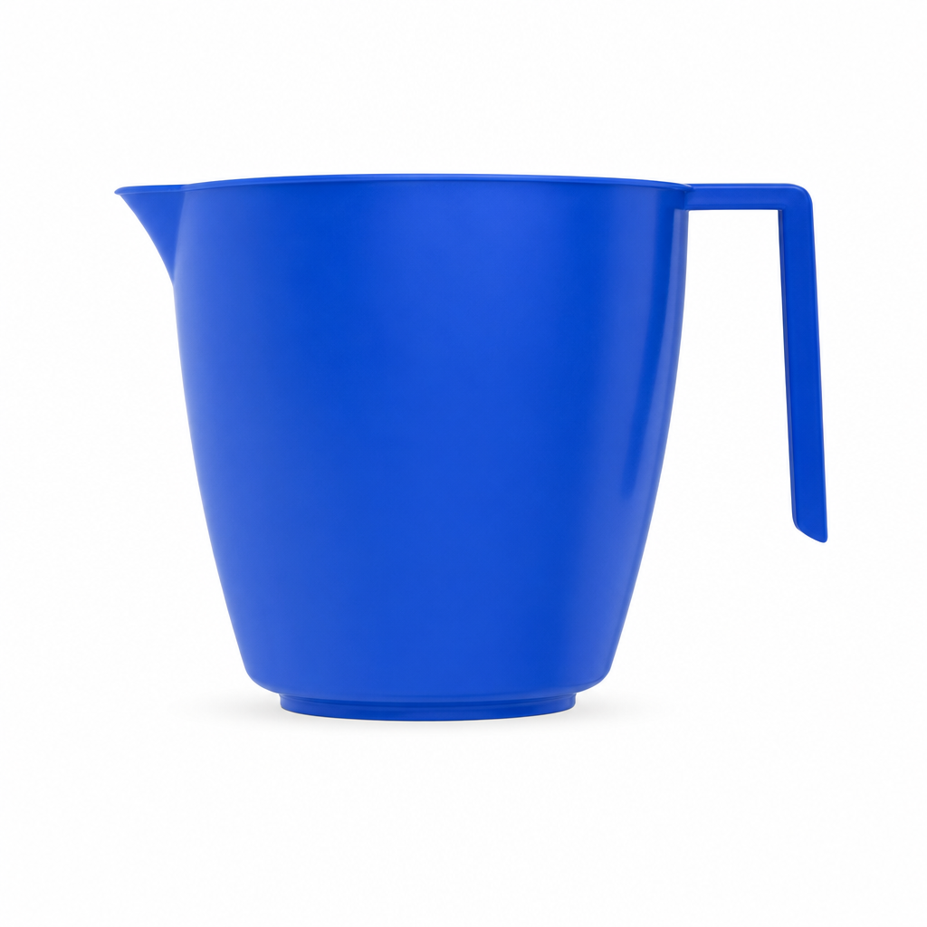 240 Pieces Plastic Pouring Mug with Handle, 1.5 Litre, Blue