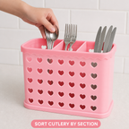 96 Pieces Plastic Multipurpose Desk Organizers Basket, Cutlery and Stationery Holder, 23 x 16 x 19 cm, 1 Piece