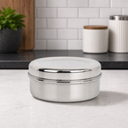 96 Pieces Stainless Steel Food Storage Containers for Puri, 12.5 cm